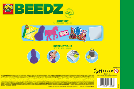 Ses Creative Koralikowe prasowanki Jednorożec i księżniczka 062163