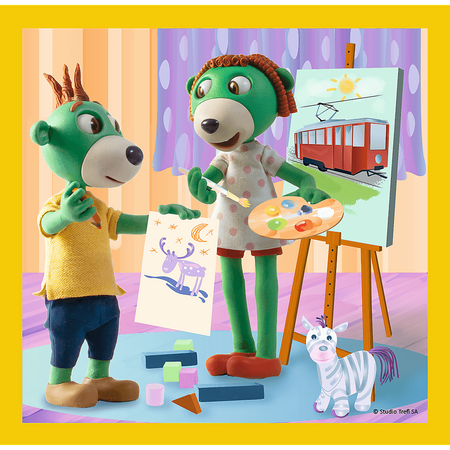 Puzzle Trefl 3w1 Razem jest wesoło 348507