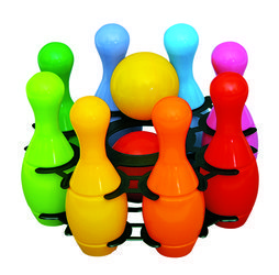 Kręgle mini w koszyku 025302 /8/