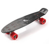 Deskorolka fiszka meteor plastic black/red/silver 000643