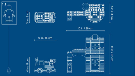 Lego 10903 remiza strażacka 