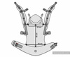 LennyLamb Moje pierwsze nosidełko ergonomiczne Lenny Go splot jodełkowy kobalt 702898