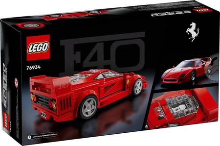 Lego 76934 Speed Champions Supersamochód Ferrari F40