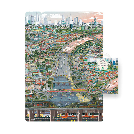 CzuCzu Puzzlove CzuCzu Miasto Warszawa 500 elementów 9+ 492658
