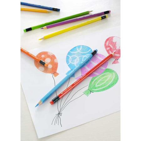 Faber-Castell Kredki z gumką 12kol 166122
