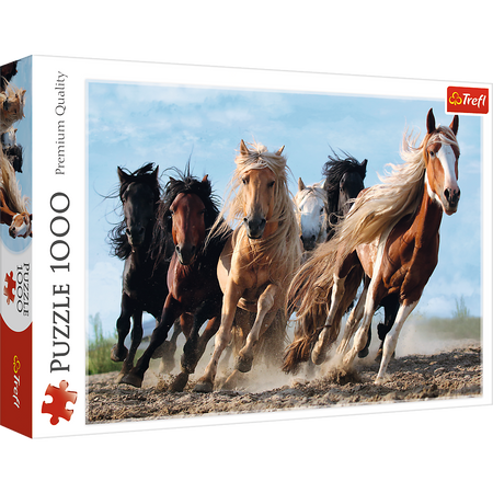 Puzzle Trefl 1000 Galopujące konie 104462
