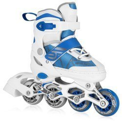 Rolki regulowane dziecięce spokey tony roz.34-37 white/blue