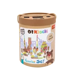 Trefl Zabawka drewniana O! Klocki Combo set 615166