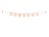 Baner Oh baby z frędzlami jasny różowy 2,5m 015210