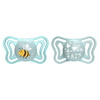 Chicco Smoczek Uspokajający physio forma light silikonowy niebieski 2-6 m 2 szt 156375