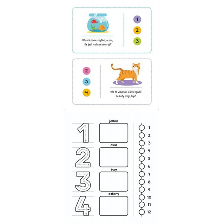 Malowanka z pisakiem wodnym Cyferki 069120
