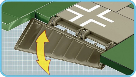 Cobi 5721 HC WWII Messerschmitt Me 262A-1A 394kl. 057213