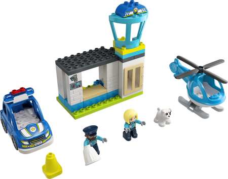 Lego 10959 Duplo Posterunek policji i helikopter