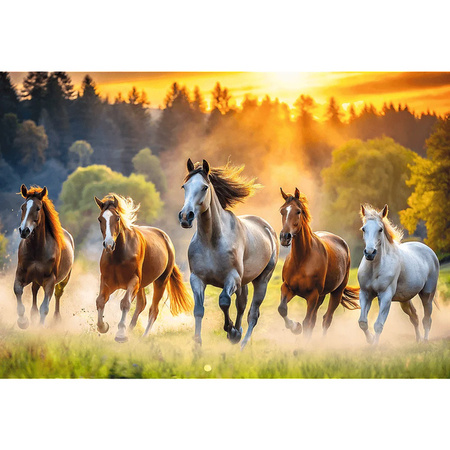 Puzzle Trefl 1500 Dzikie konie 262155