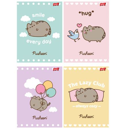 Zeszyt A5 32k krata laminowany PUSHEEN 679735