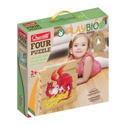 Quercetti PlayBio klocki fantastyczne zwierzęta 807101