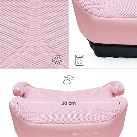 Kinderkraft I-Boost 2 Pro Róż 929191 fotelik samochodowy