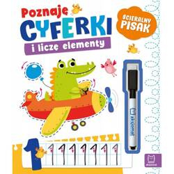 Poznaję cyferki i liczę elementy. Ścieralny pisak 137484