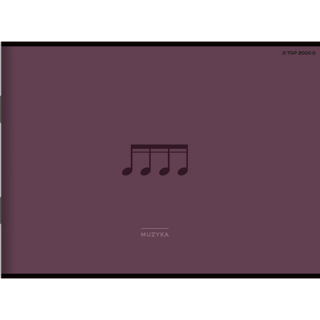 Zeszyt Top 2000 Muzyka A5 16k 5linia 70g 432425