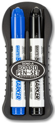 Dong-A Marker suchościeralny zestaw czarny+niebieski 803135