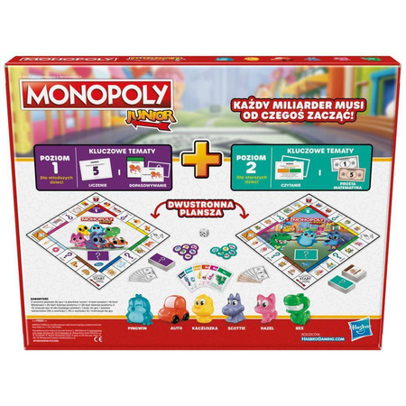 Gra Hasbro F8562 Monopoly Junior Discover Edition 134905