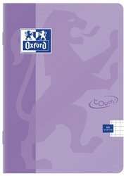 Oxford touch pastel a5 brulion twarda okładka szyty kratka z marginesem 96 kartek mik kolorów