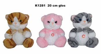 Plusz kot z głosem 20cm 168603