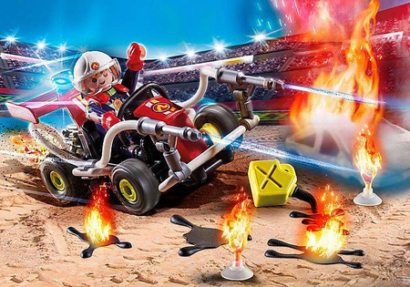 Playmobil 70554 stuntshow gokard straży pożarnej