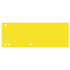 Przekładki do seg.kart. A'100 Intens żółte r240x105 Tres 231228