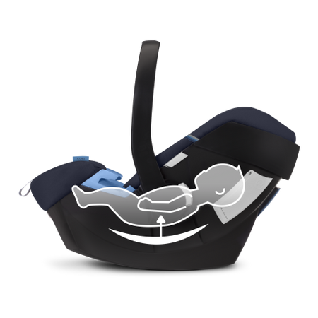 Cybex aton 5 deep black fotelik samochodowy 0-13kg + baza 2-fix