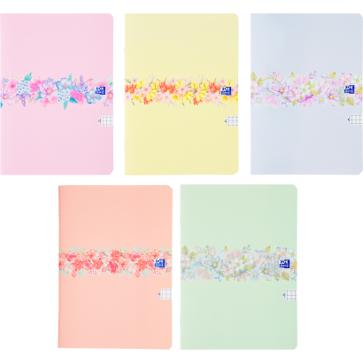Zeszyt Oxford A4 60k krata Flowers 428343