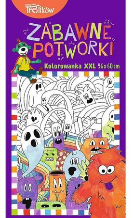 Trefl Kolorowanka XXL Bobaski i Miś Zabane potworki 797702