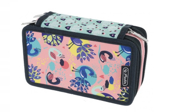 Herlitz Piórnik potrójny 31cz.Fancy Peacock 350394