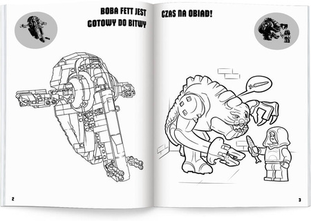Książeczka LEGO STAR WARS KOLOROWANKA Z NAKLEJKAMI 341671