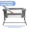 Chicco Next2me Magic Evo Grey Mist Łóżeczko 167746
