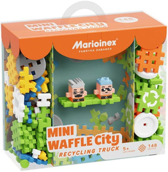 Klocki Waffle Mini Śmieciarka 148el 903131