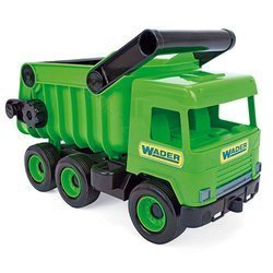 Middle truck wywrotka zielona w kartonie wader 32101