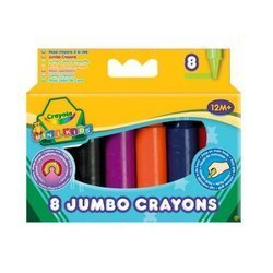 Crayola kredki świecowe mini 8szt 000803