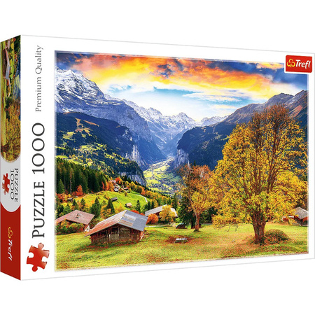 Puzzle Trefl 1000 Malownicza alpejska wioska 107753