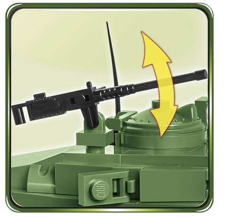 Cobi 2543  Historical Collection M24 Chaffee 590kl.