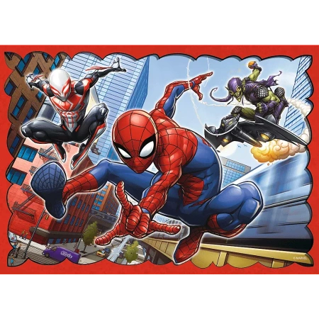 Puzzle Trefl 4w1 Bohaterski Spider-Man 