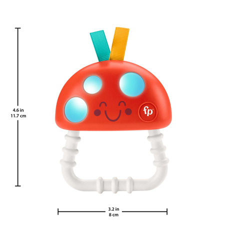 Fisher Price HBP46 Grzybek gryzaczek ze światełkami 000234
