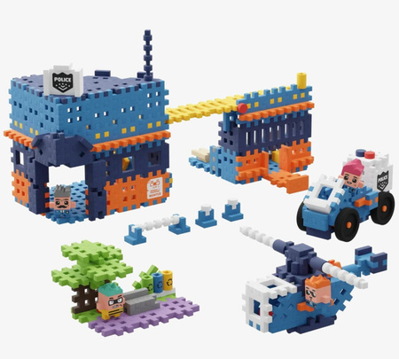 Klocki Waffle mini Posterunek Policji 280el 905852