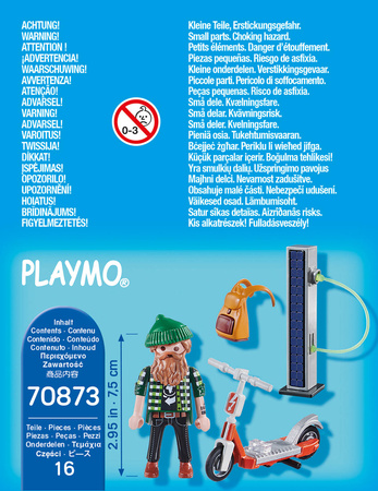 Playmobil 70873 Hipster z elektryczną hulajnogą 708731