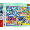 Puzzle Trefl 4x250 Niezwykły Stitch 133110