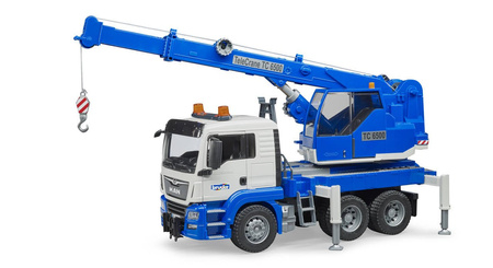 Bruder 03770 dźwig man tgs26500 z modułem św.dźw.037703