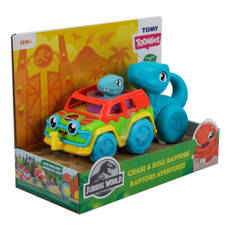 Tomy Toomies Pojazd z dino + dino 732513
