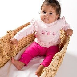 Spodnie SUN jeans różowy 086