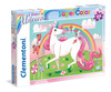 Clementoni puzzle 104 elementy różowy jednorożec
