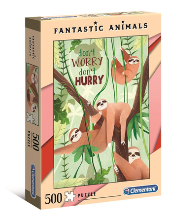 Clementoni puzzle 500 fantastyczne zwierzęta